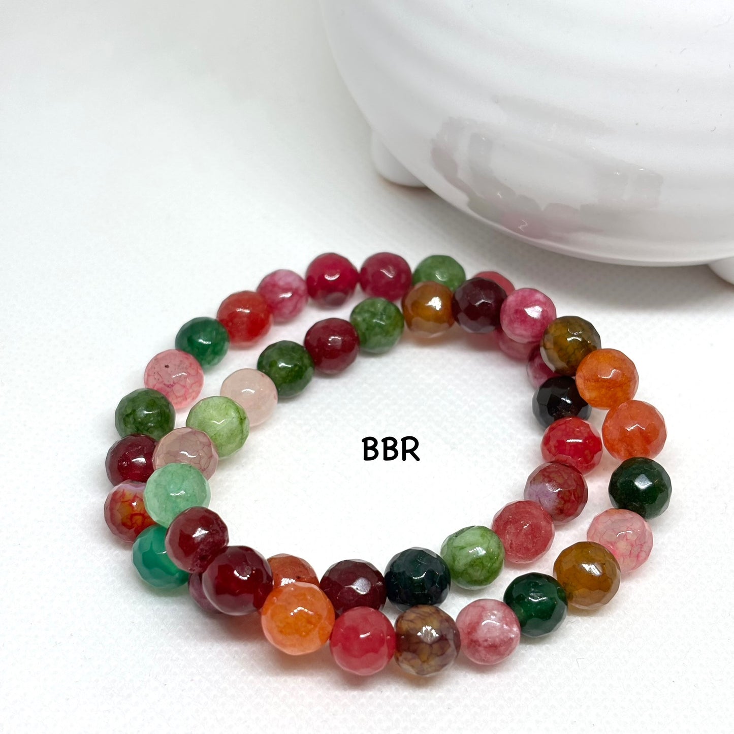 Jolly Rancher Agate Gemstone Bracelet