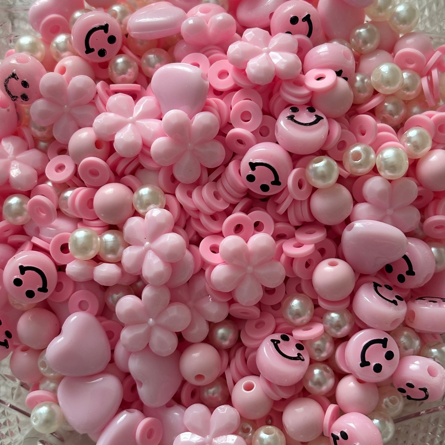 Pink Bead Confetti
