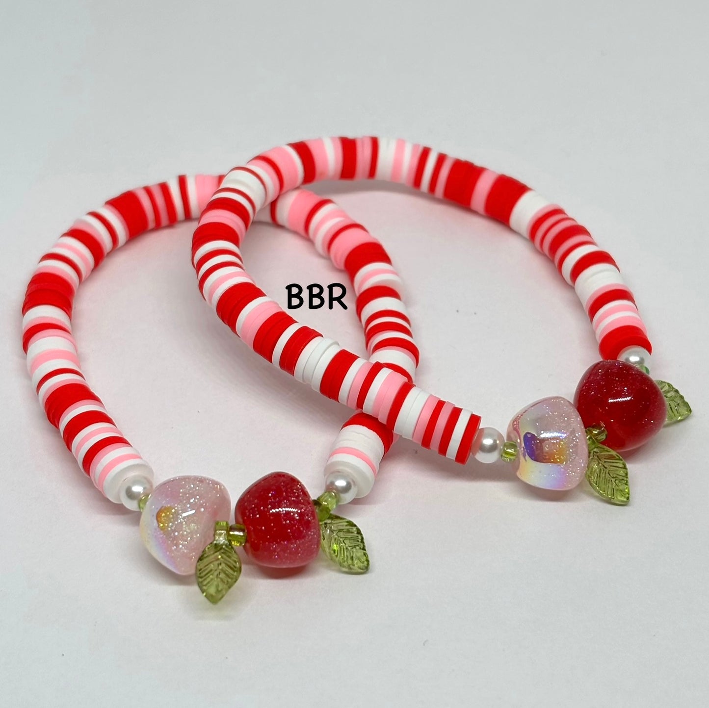 Apple Clay Bracelet