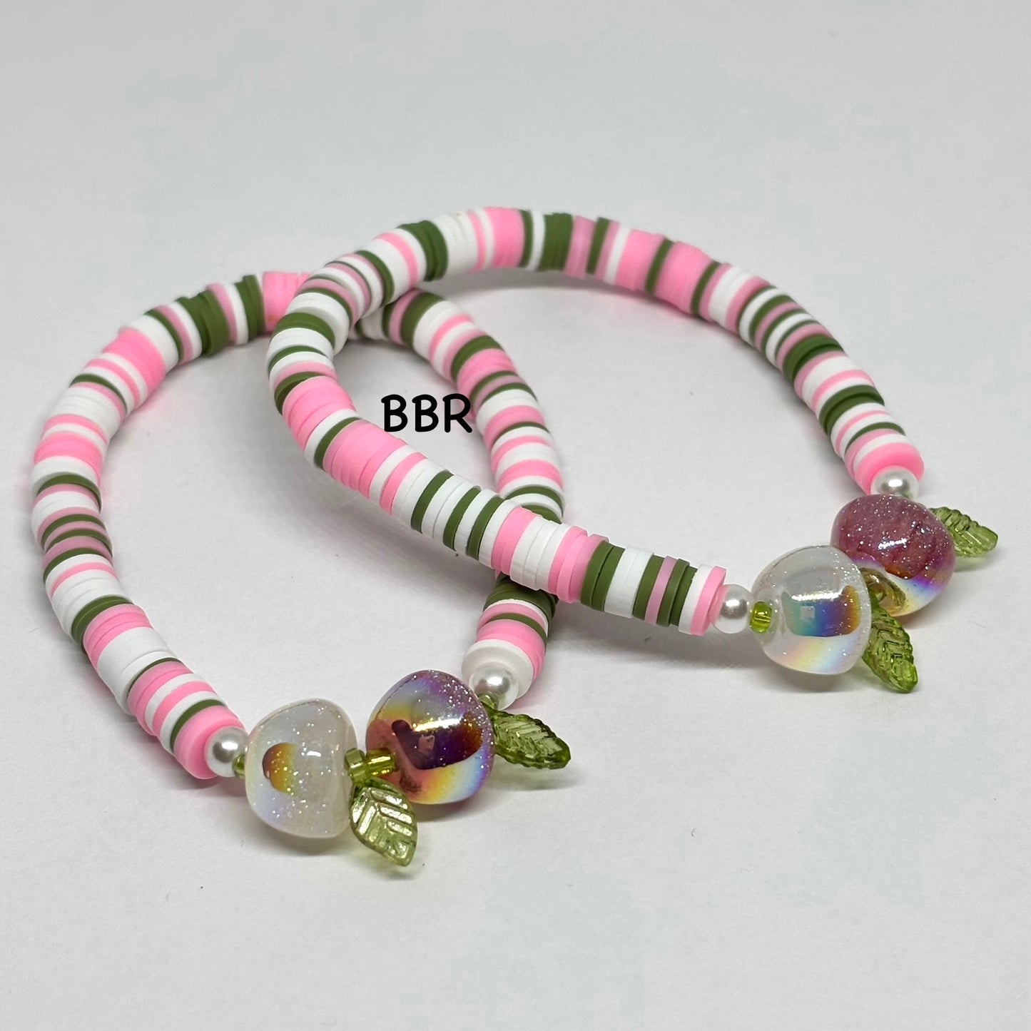 Apple Clay Bracelet