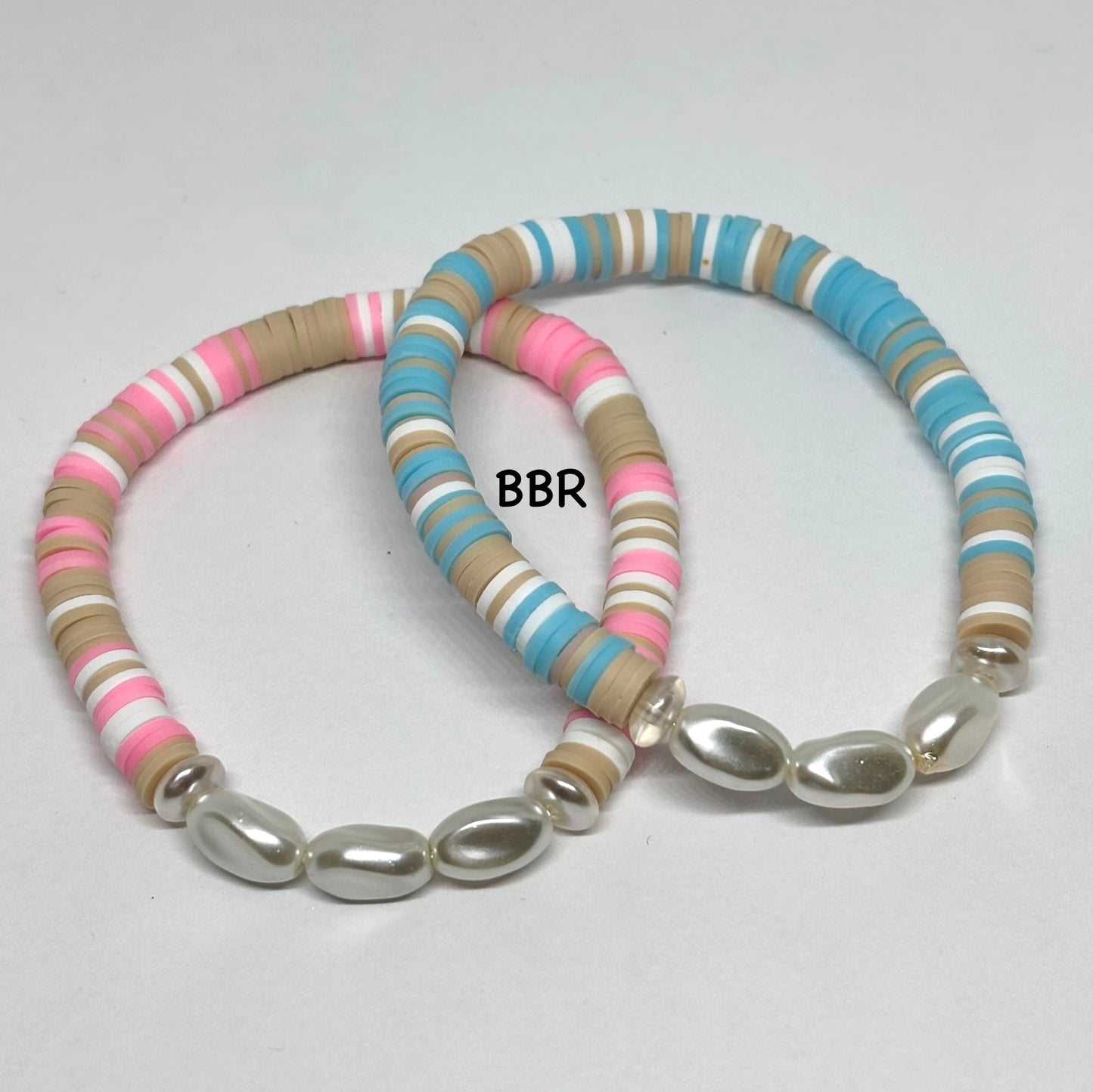 Wavy Oval Clay Bracelet