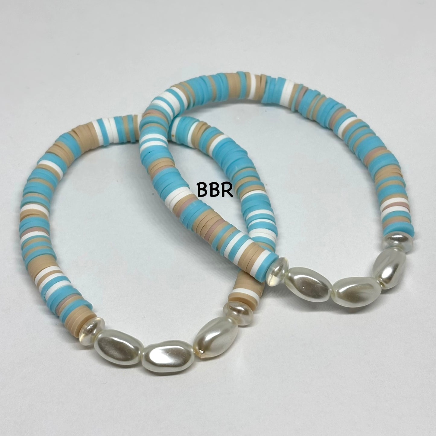 Wavy Oval Clay Bracelet