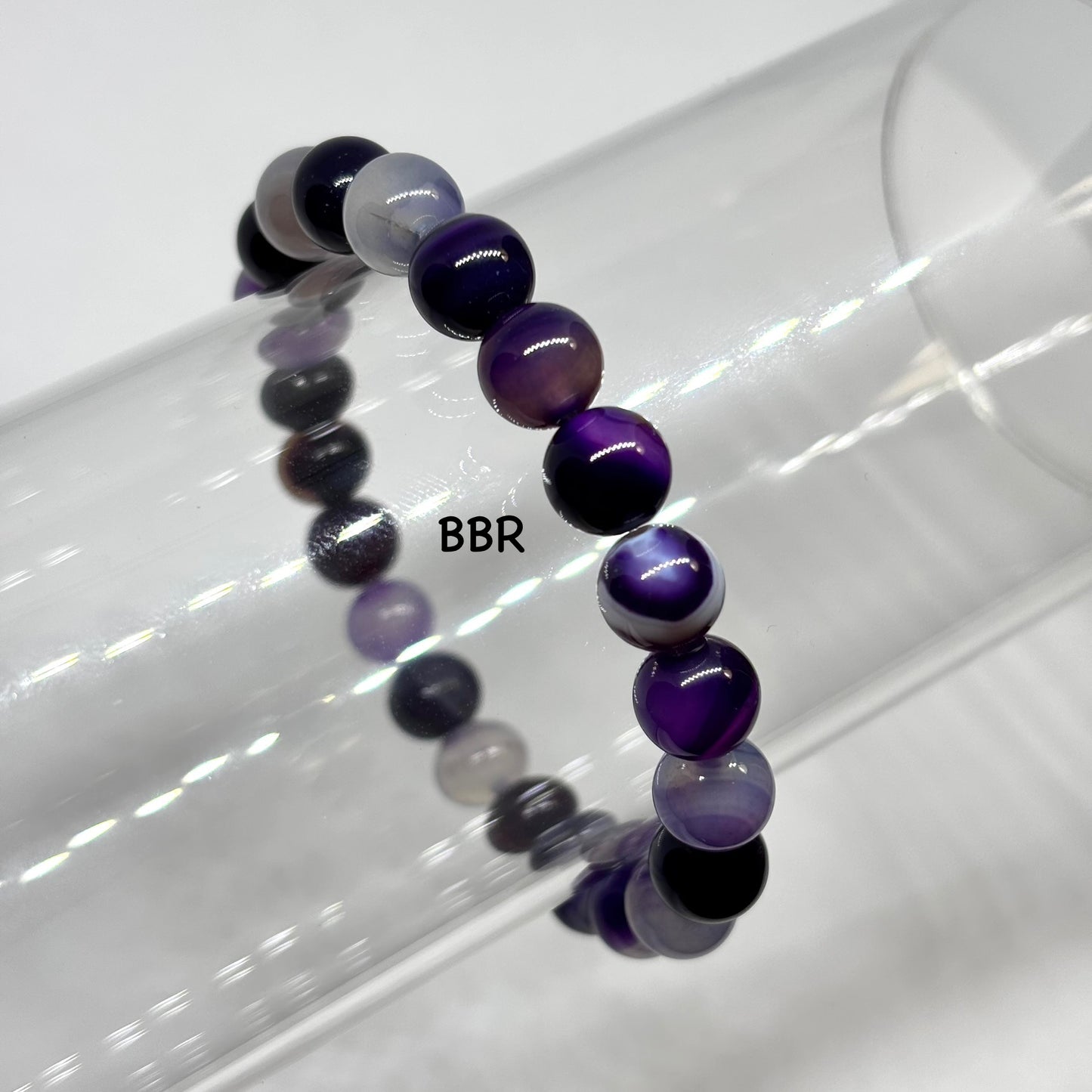 Purple Blend Agate Bracelet
