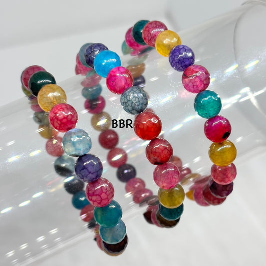 Multicolored Agate Bracelet