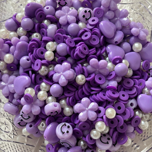 Purple Bead Confetti