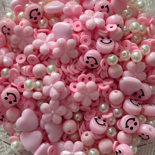 Pink Bead Confetti