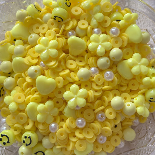 Yellow Bead Confetti