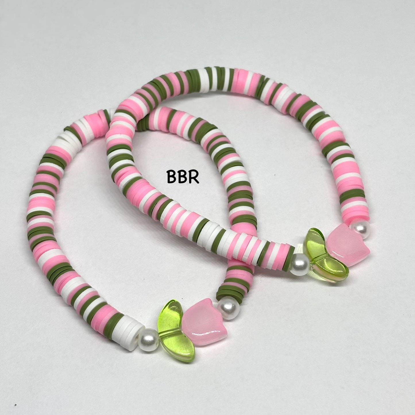 Tulip Flower Clay Bracelet