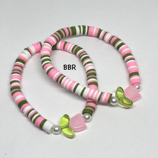 Tulip Flower Clay Bracelet