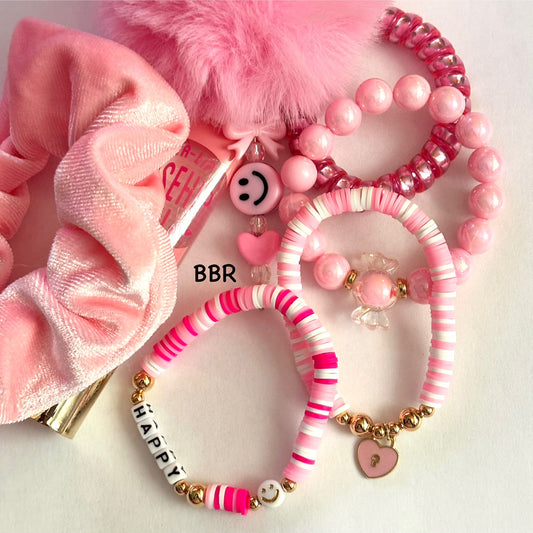Pink Girly Bracelet Bundle