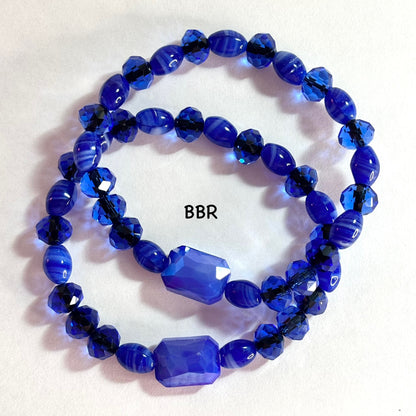 Blue Swirl Bracelet