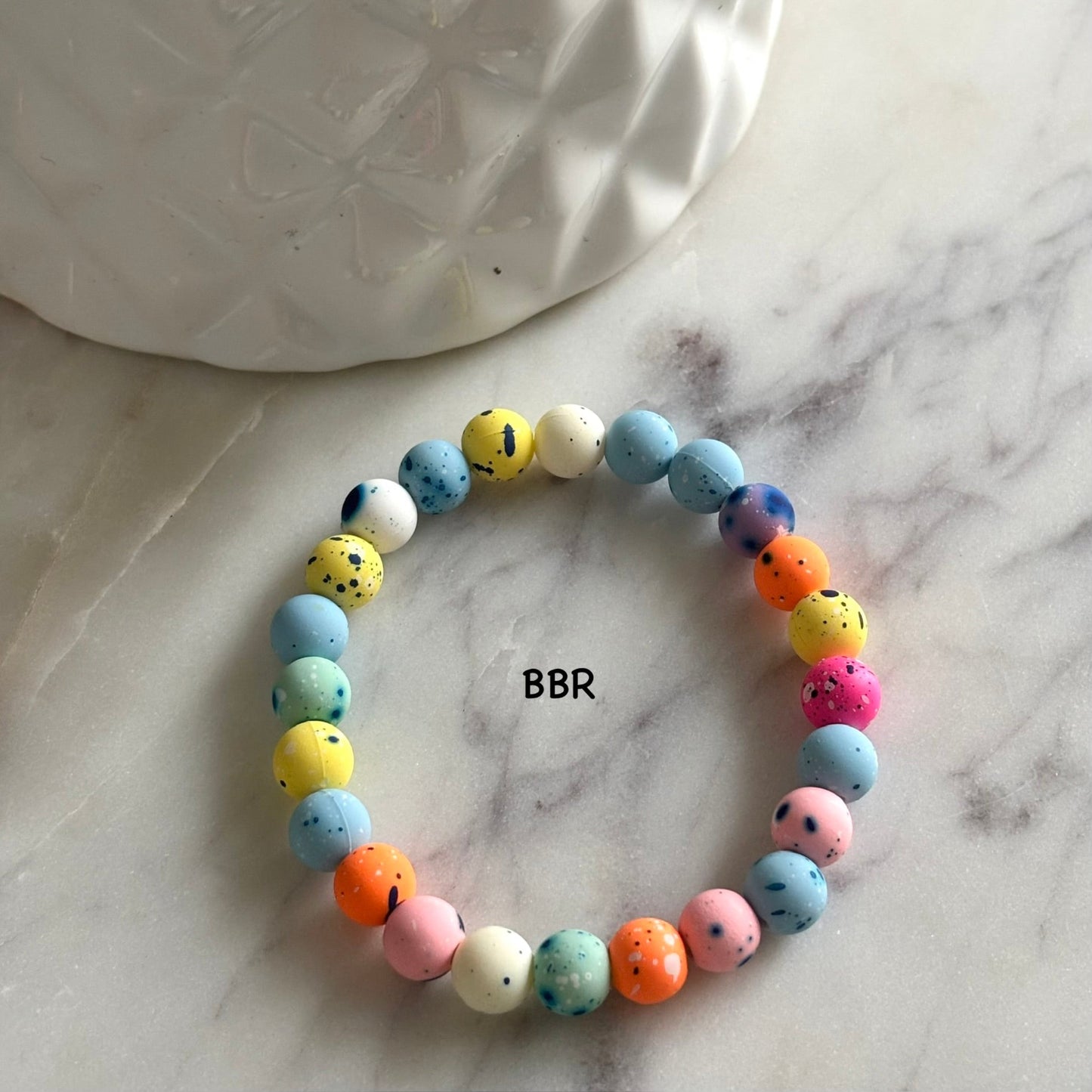 Colorful beaded bracelet.