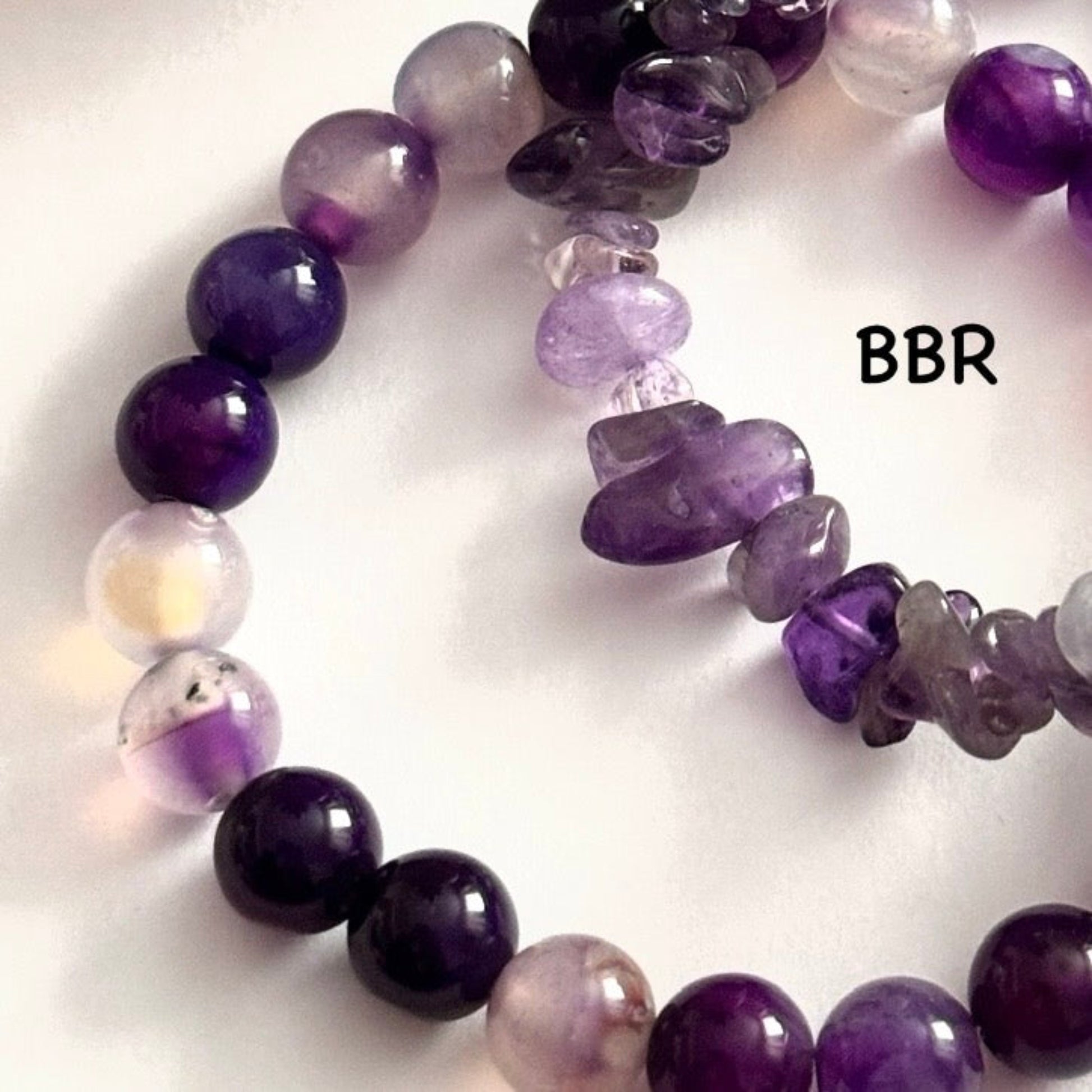 Amethyst & Agate Bracelet Stack Set