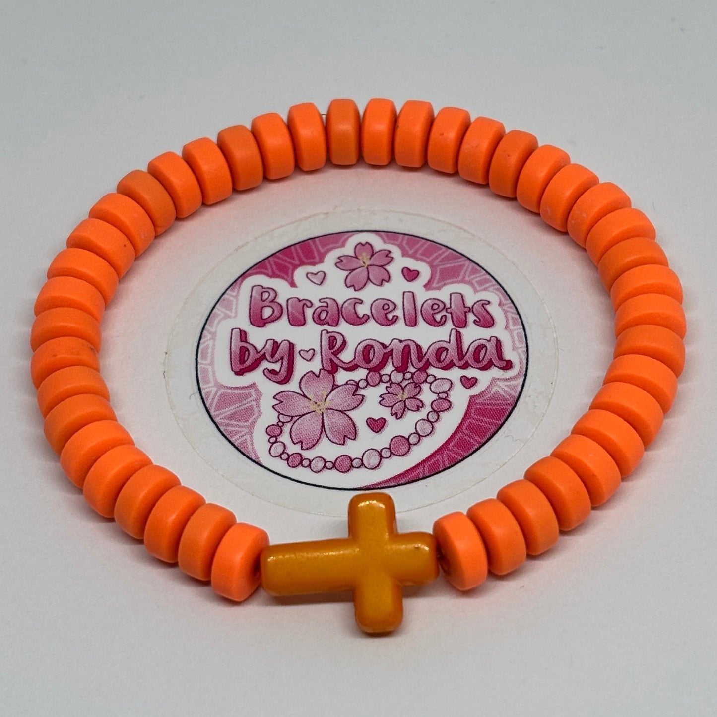 Handmade Clay Bead Bracelet