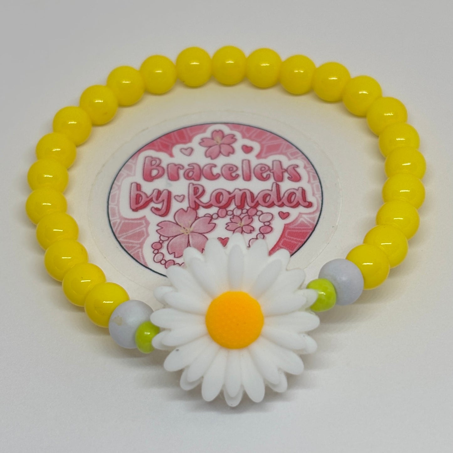 Daisy Bead Bracelet