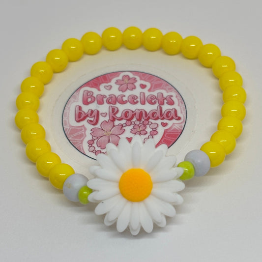 Daisy Bead Bracelet
