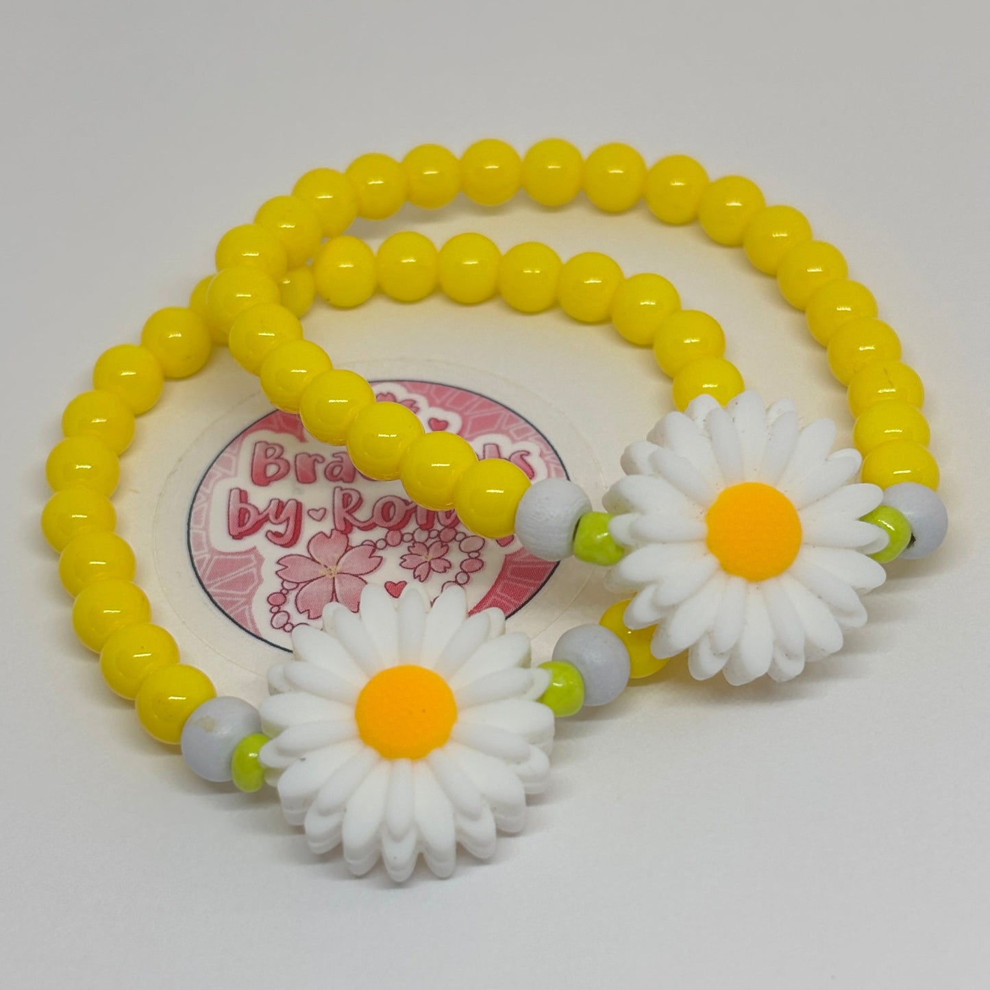 Daisy Bead Bracelet