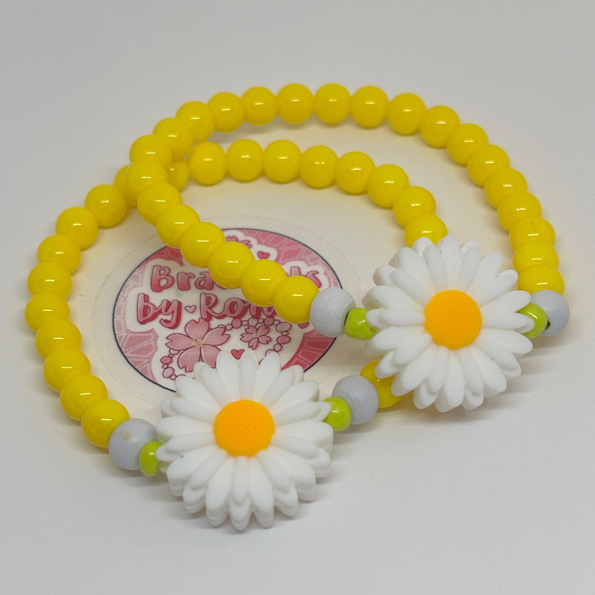 Daisy Bead Bracelet