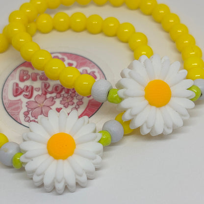 Daisy Bead Bracelet