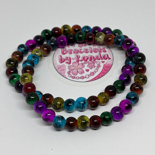 Multi-Color Marble Bracelet