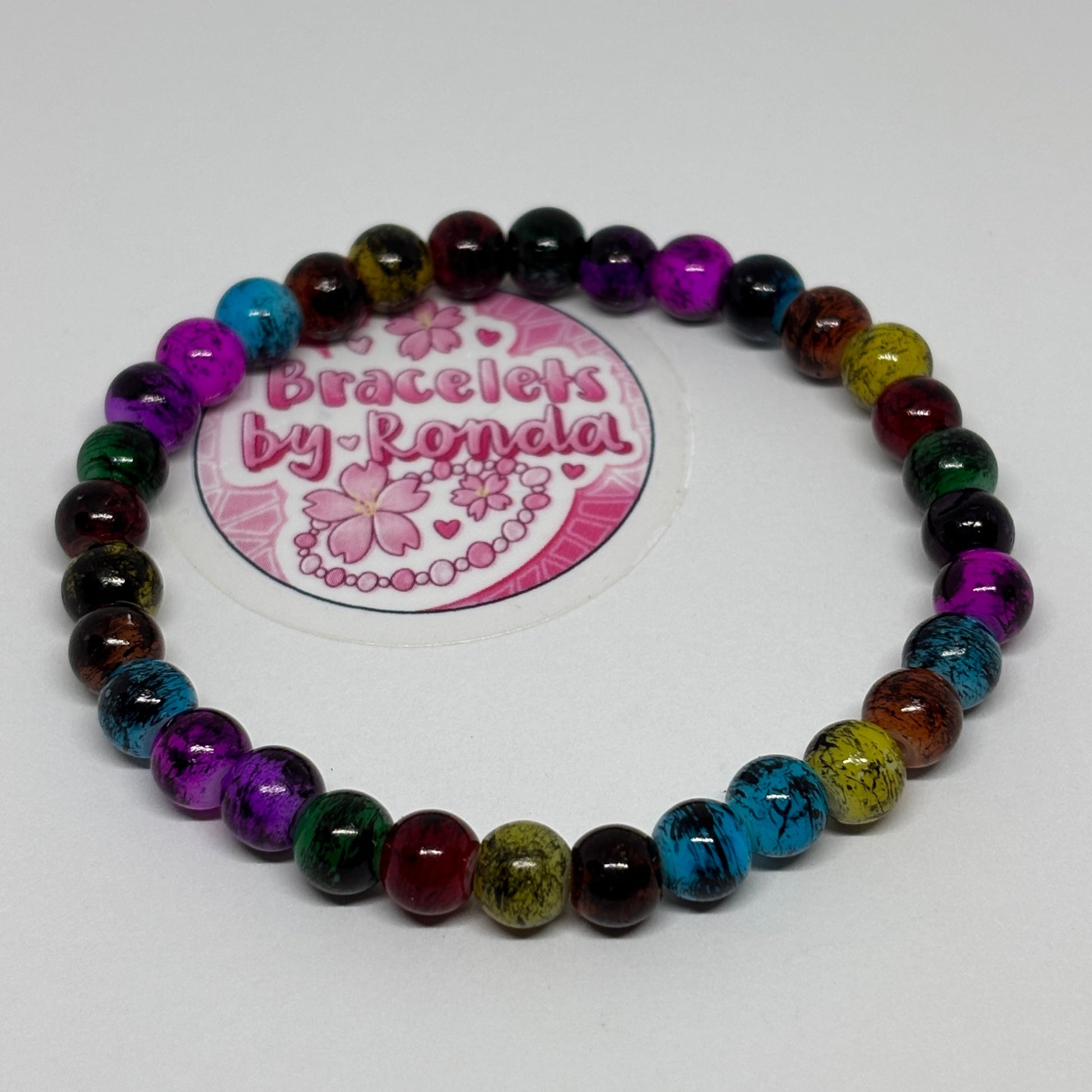 Multi-Color Marble Bracelet