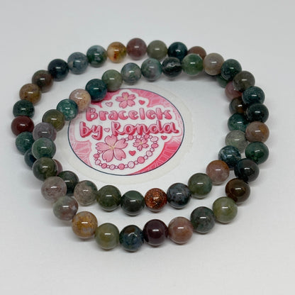 Indian Agate Bracelet