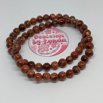 Brown Glitter Bracelet